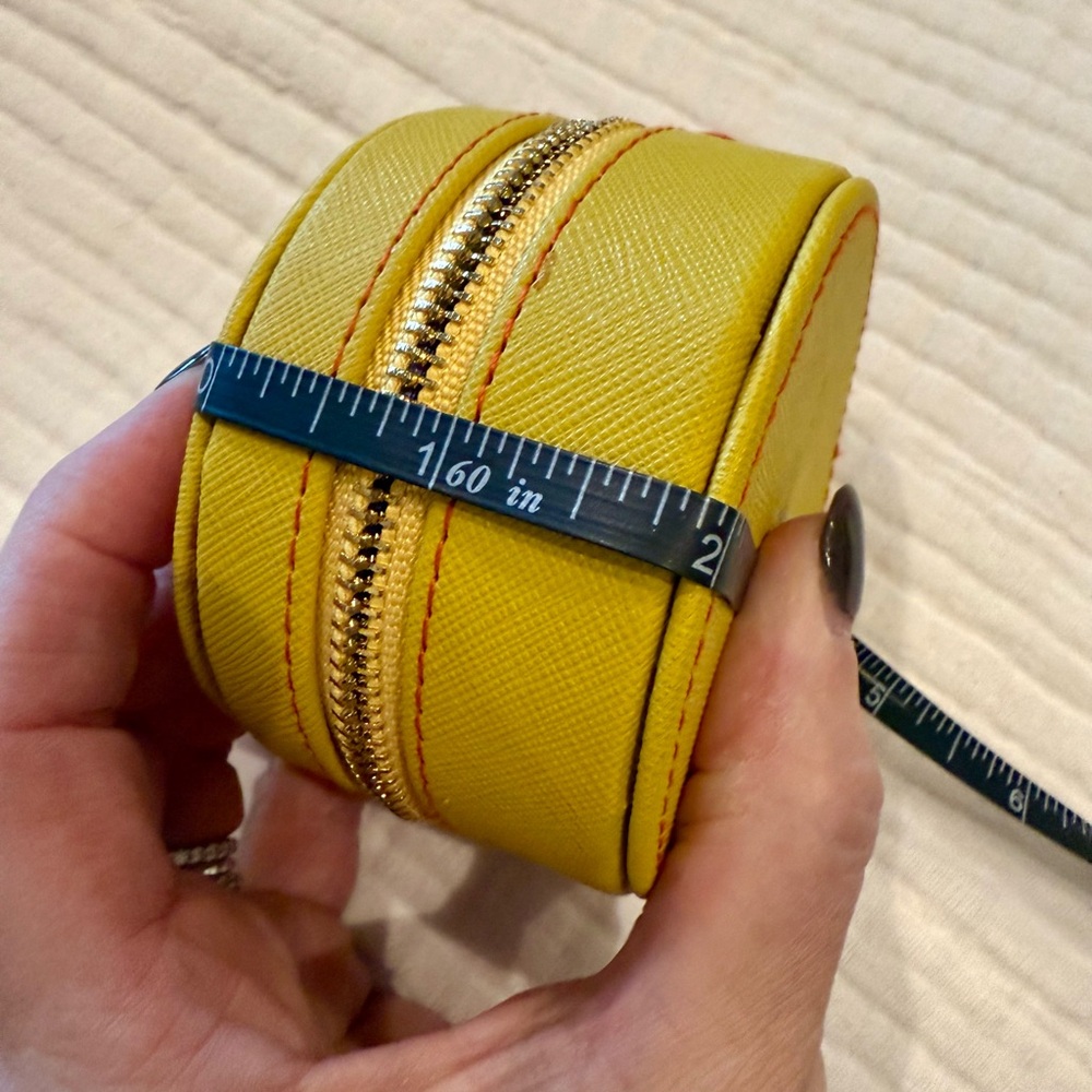 Anthropologie Ondine Catchall Pouch - Mustard Yellow - Picture 14 of 15